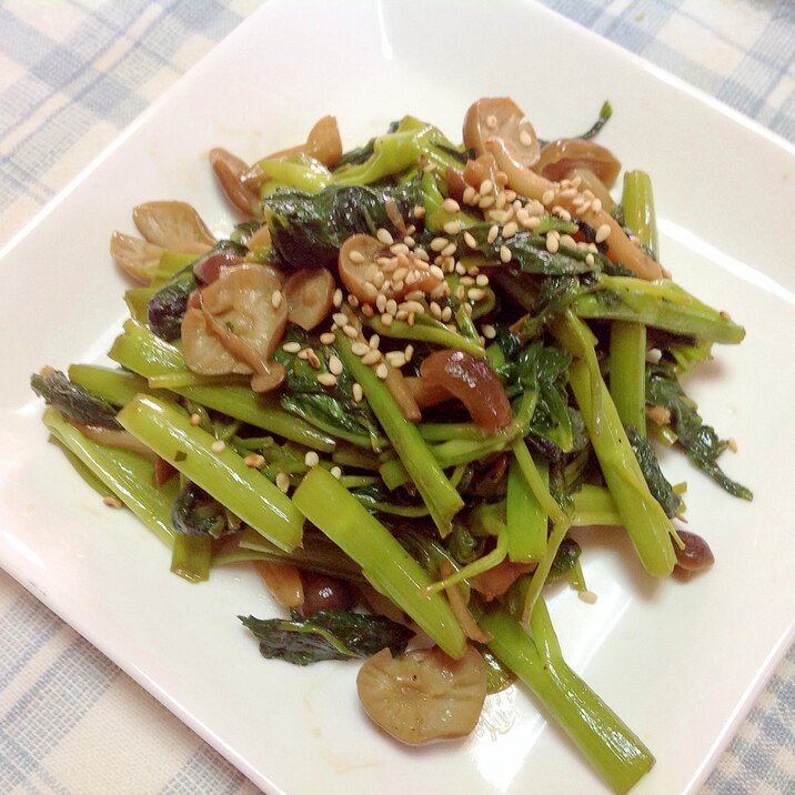 空芯菜のにんにく醤油炒め♪